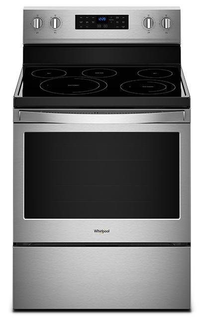 Whirlpool - 5.3 cu. ft Electric Range in Stainless - YWFE550S0HZ