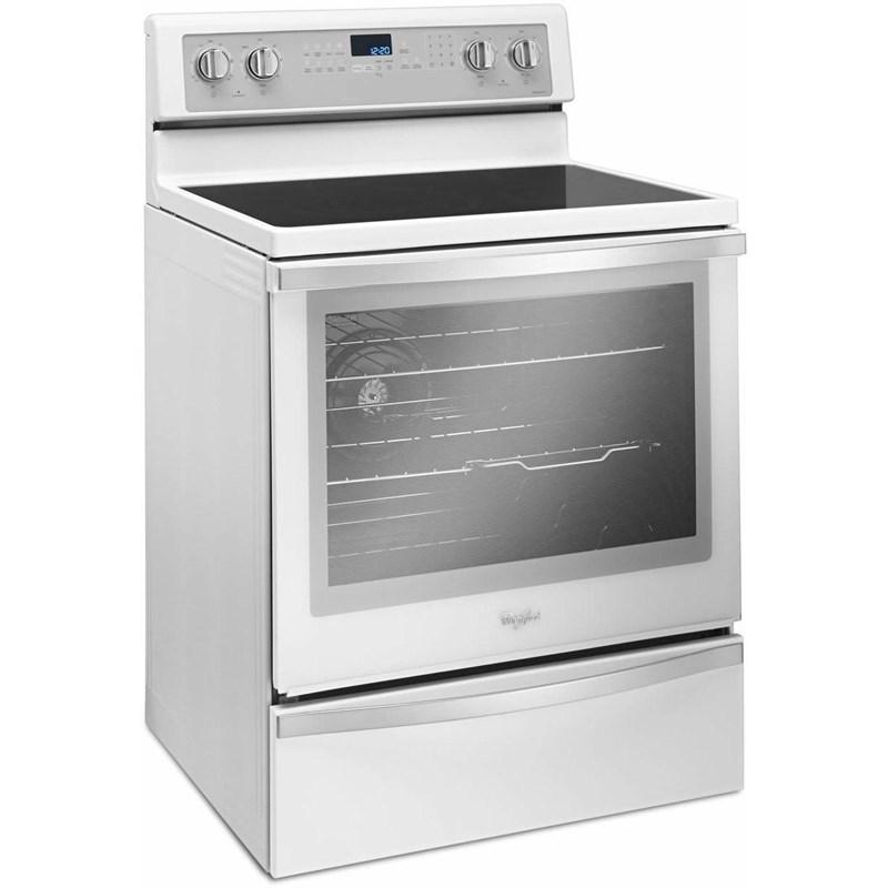 Whirlpool - 6.4 cu. ft Electric Range in White - YWFE745H0FH