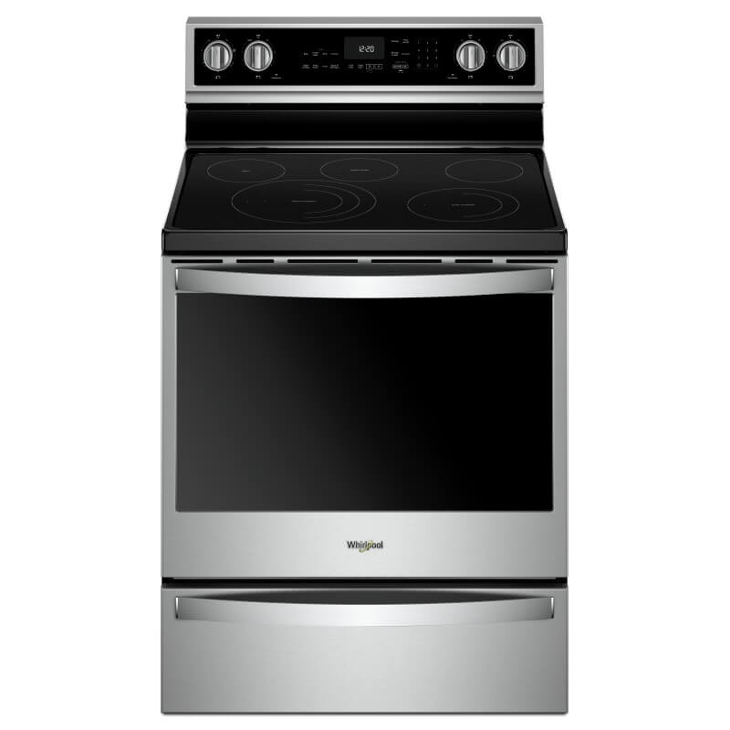 Whirlpool - 6.4 cu. ft Electric Range in Stainless - YWFE975H0HZ