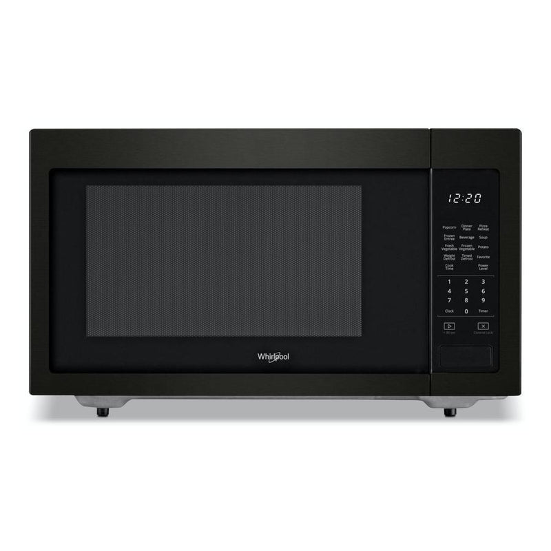 Whirlpool - 1.6 cu. Ft  Counter top Microwave in Black Stainless - YWMC30516HV