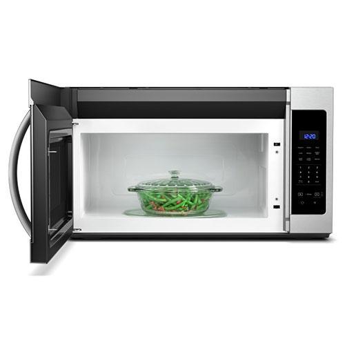 Whirlpool - 1.7 cu. Ft  Over the range Microwave in Black-on-Stainless - YWMH31017HS