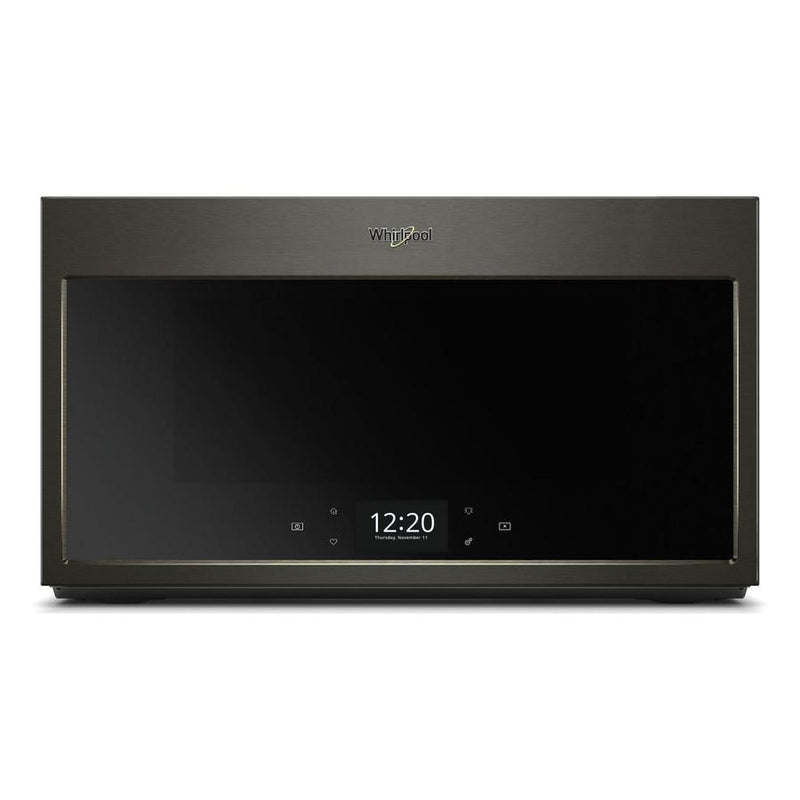 Whirlpool - 1.9 cu. Ft  Over the range Microwave in Black Stainless - YWMHA9019HV