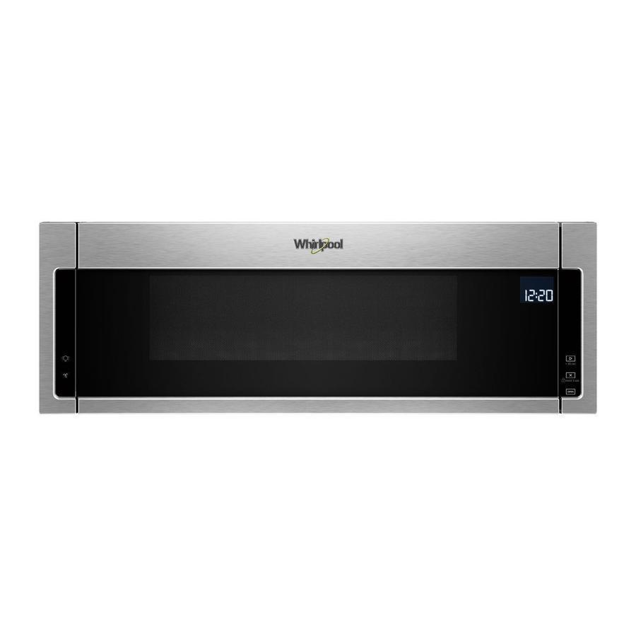 Whirlpool - 1.1 cu. Ft  Over the range Microwave in Stainless - YWML75011HZ